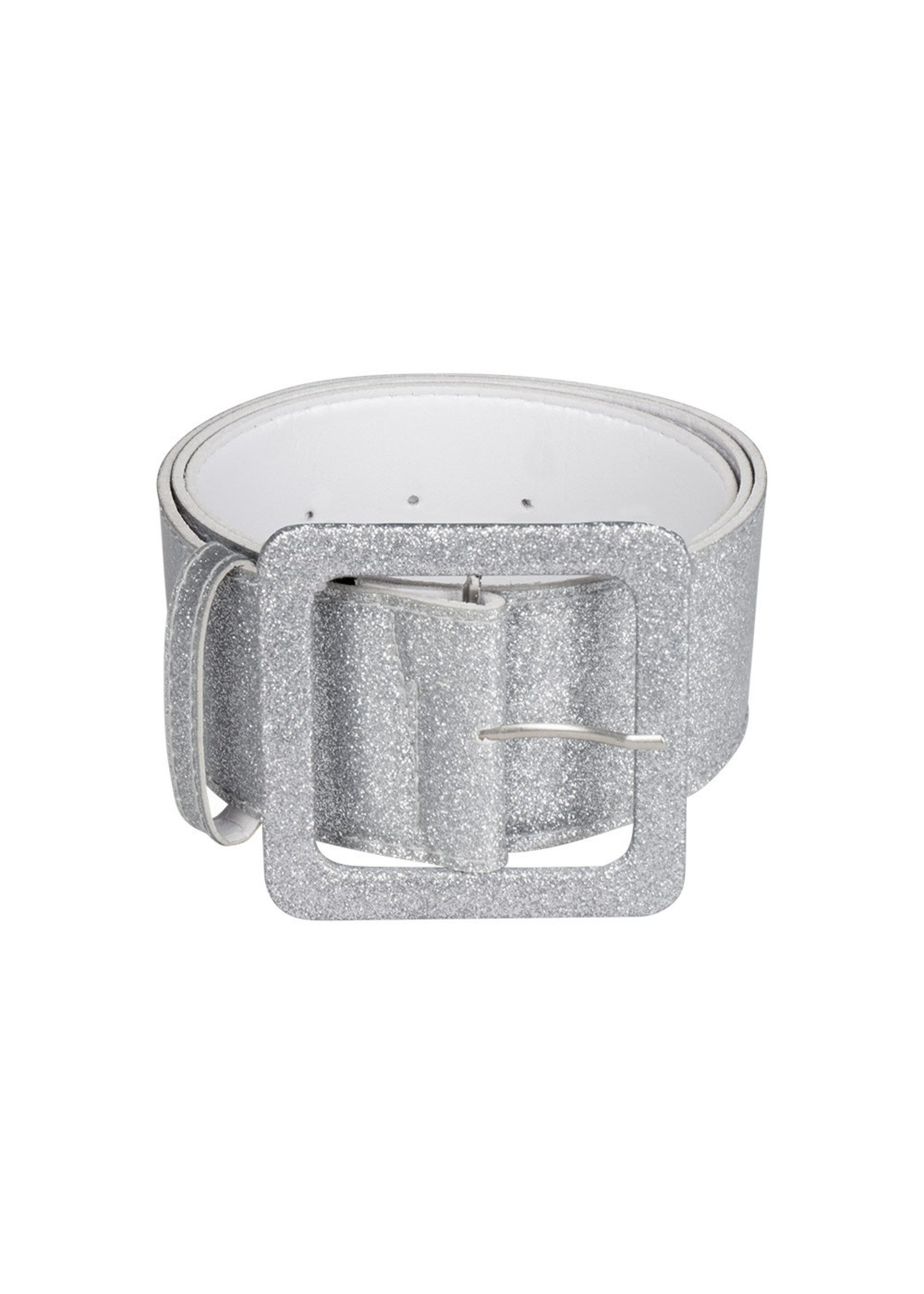 Feestkleding Breda Riem zilver glitter