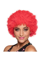 Feestkleding Breda Pruik Pop rood