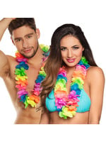 Feestkleding Breda Hawaii krans Ohana de luxe veelkleurig