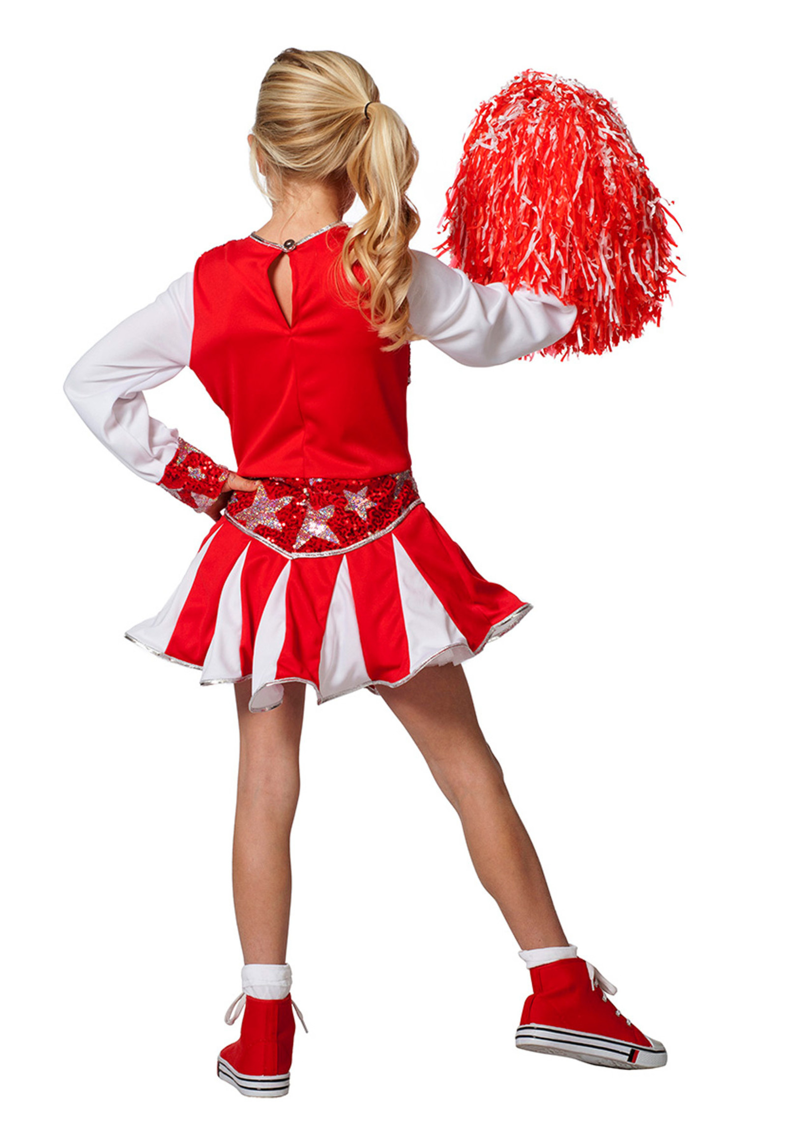 Feestkleding Breda Jurk Cheerleader luxe rood