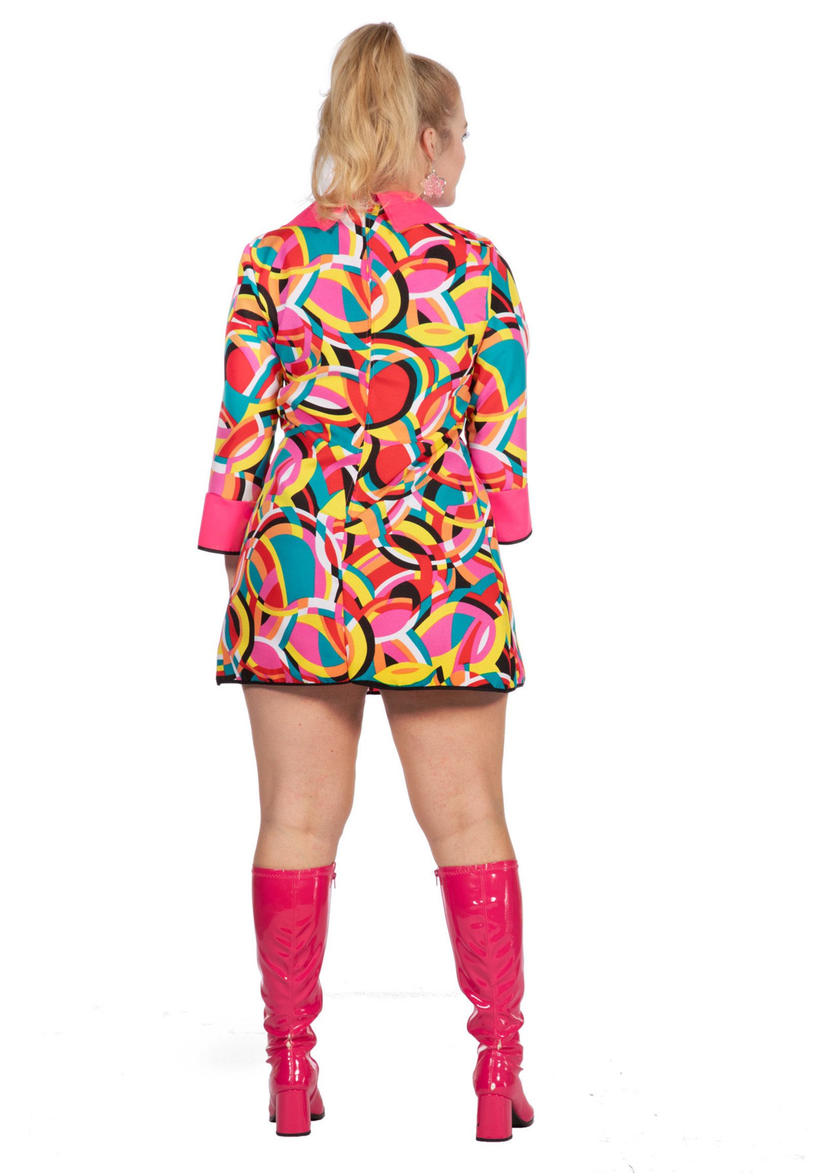 Feestkleding Breda Disco Popart jurkje