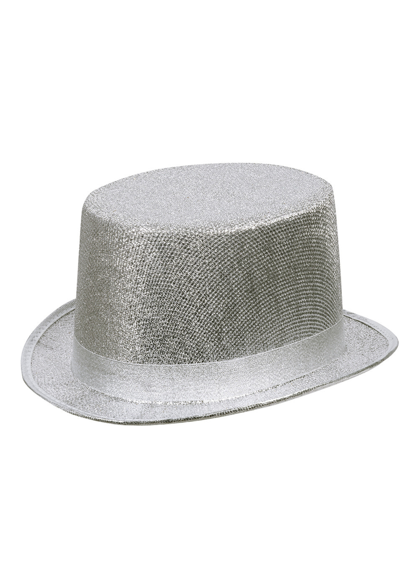 Boland Hoge hoed Glitz zilver