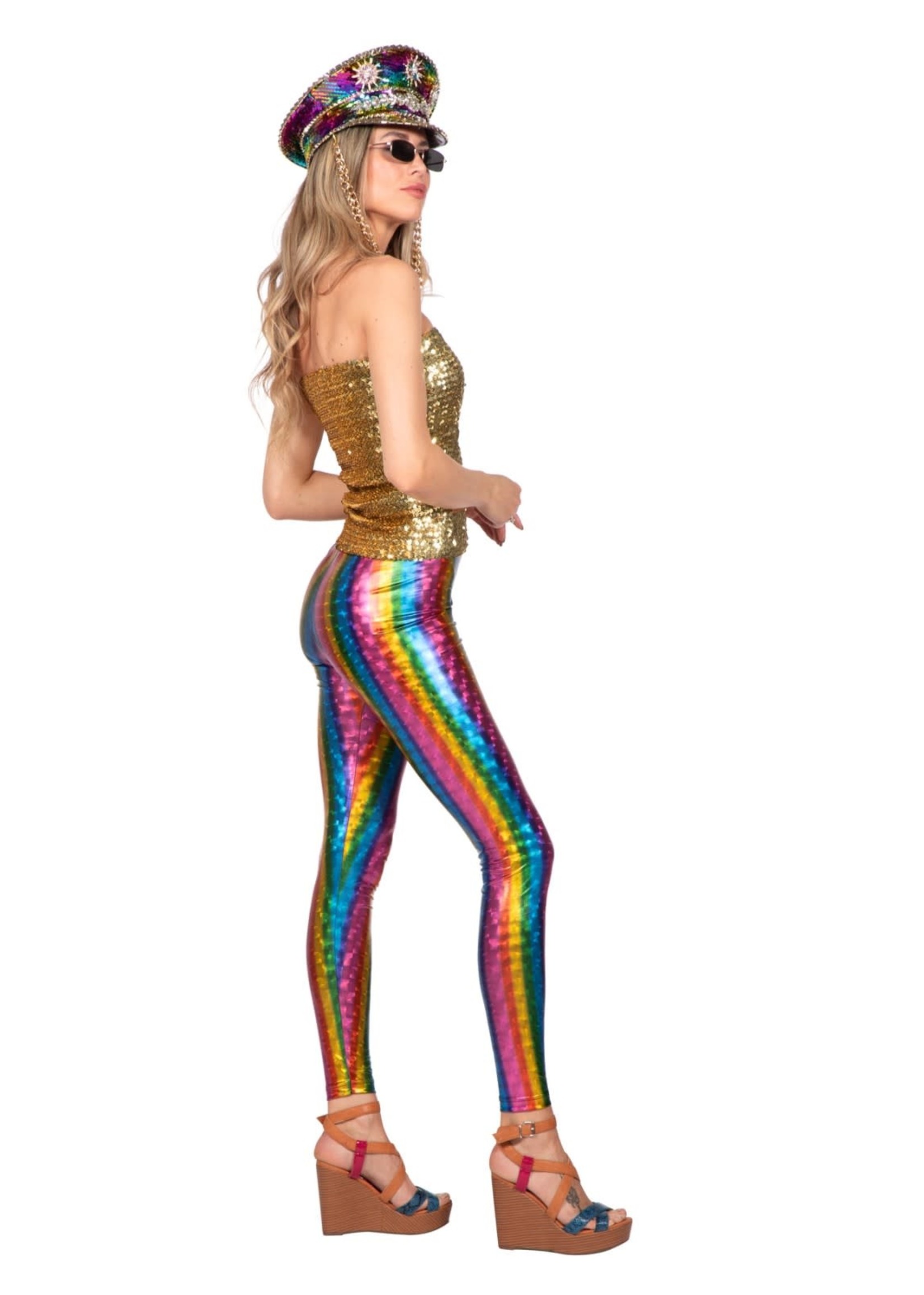 Feestkleding Breda Legging festival regenboog