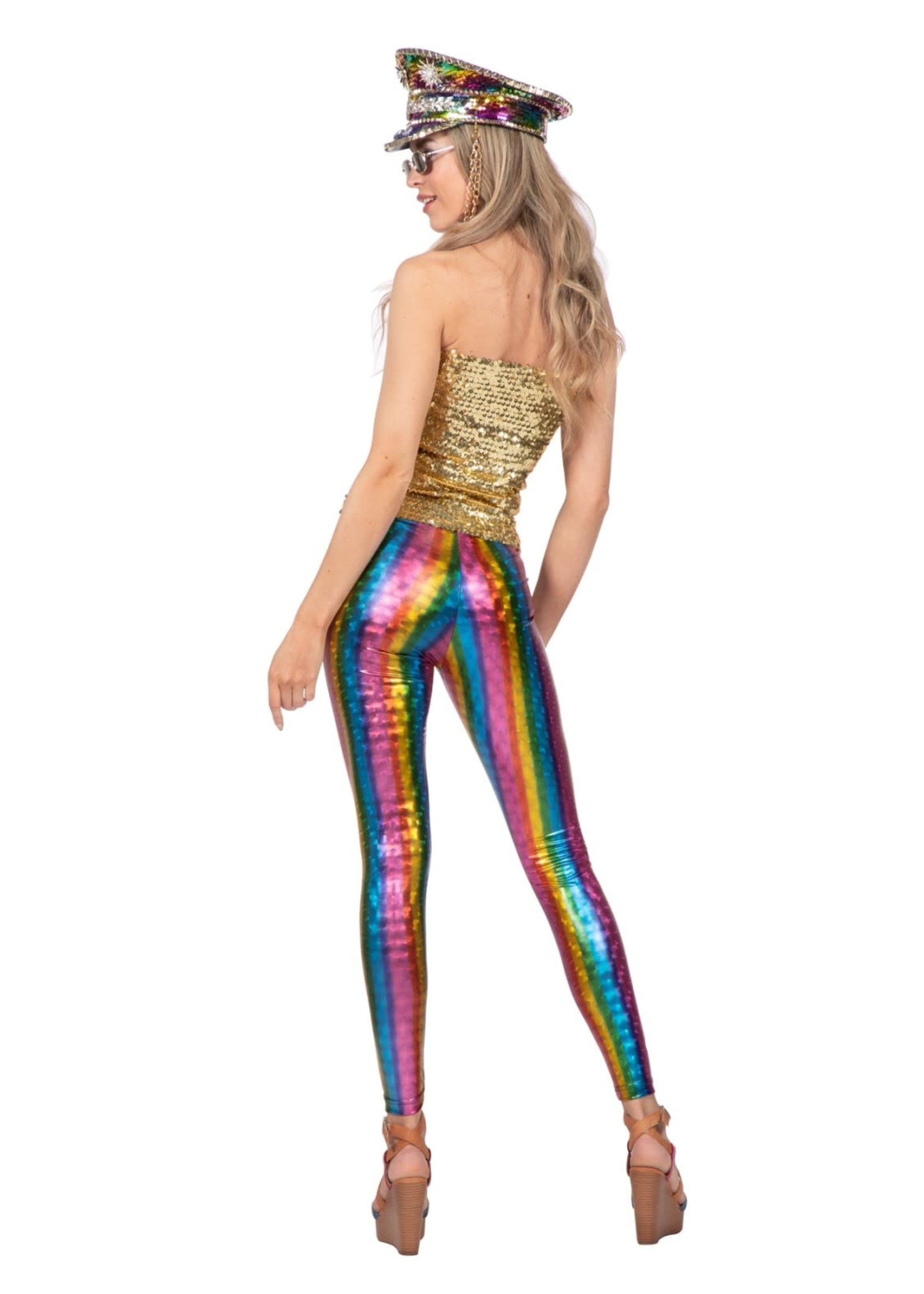 Feestkleding Breda Legging festival regenboog