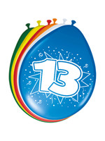 Feestkleding Breda Ballonnen 13 jaar 30cm 8 stuks