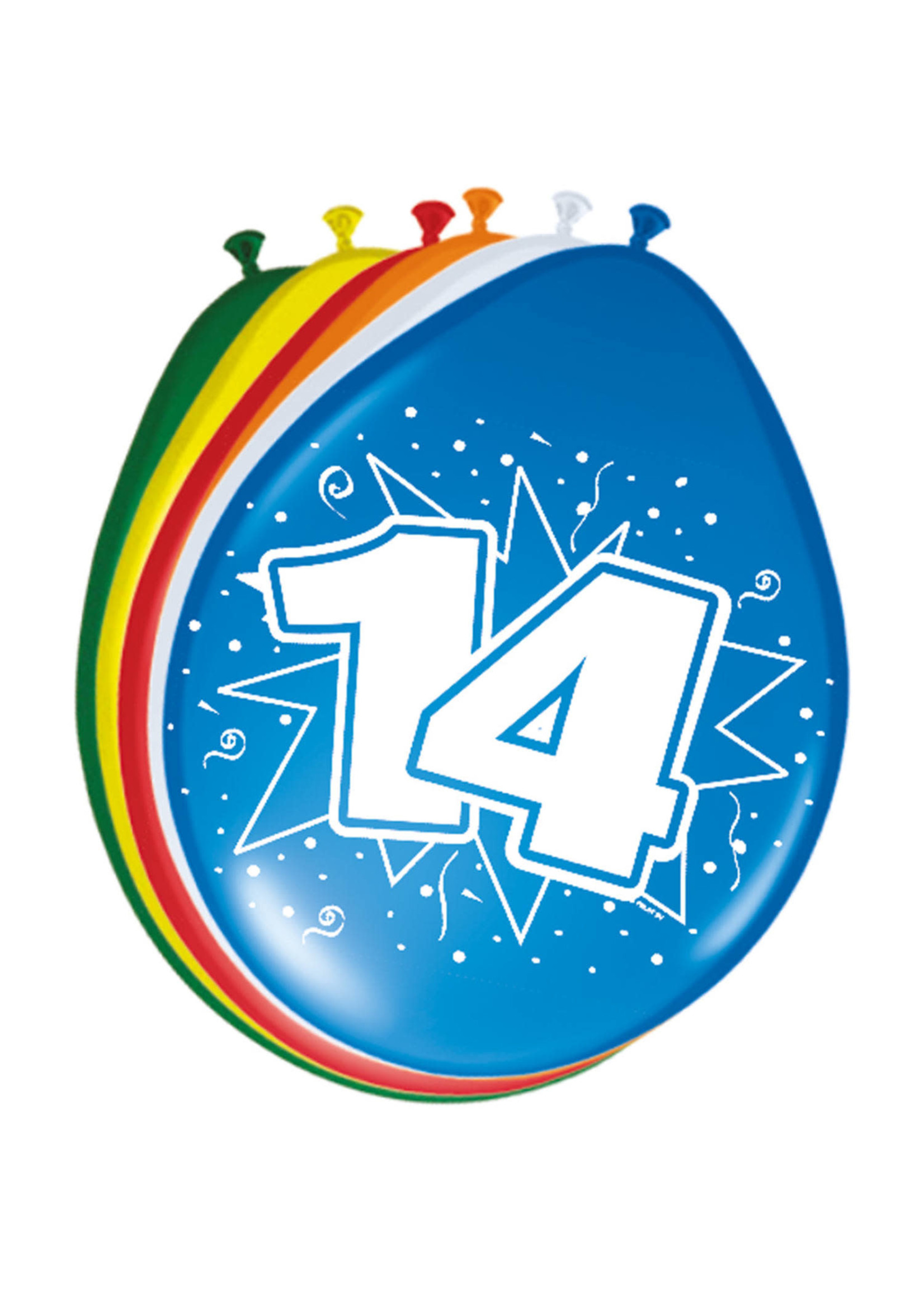 Feestkleding Breda 14 Jaar Ballonnen 30cm 8 stuks