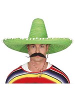 Feestkleding Breda Sombrero groen 60 cm