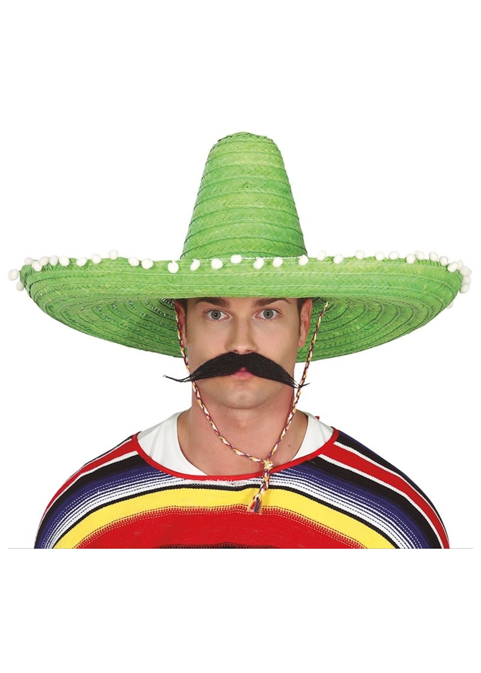 Feestkleding Breda Sombrero groen 60 cm