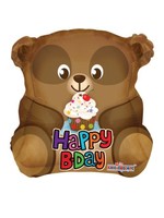 We Fiesta Party Folie ballon Happy B-Day beer 18 inch / 46 cm