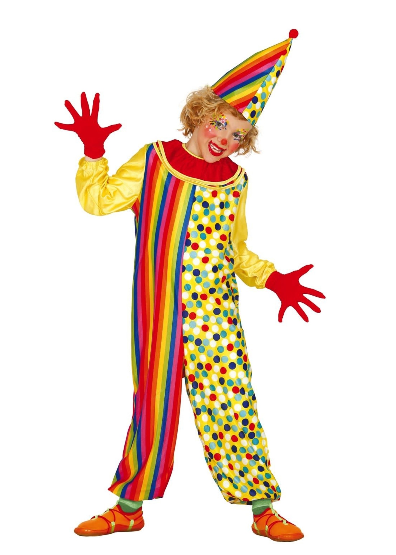 Feestkleding Breda Kostuum clown jumpsuit kind