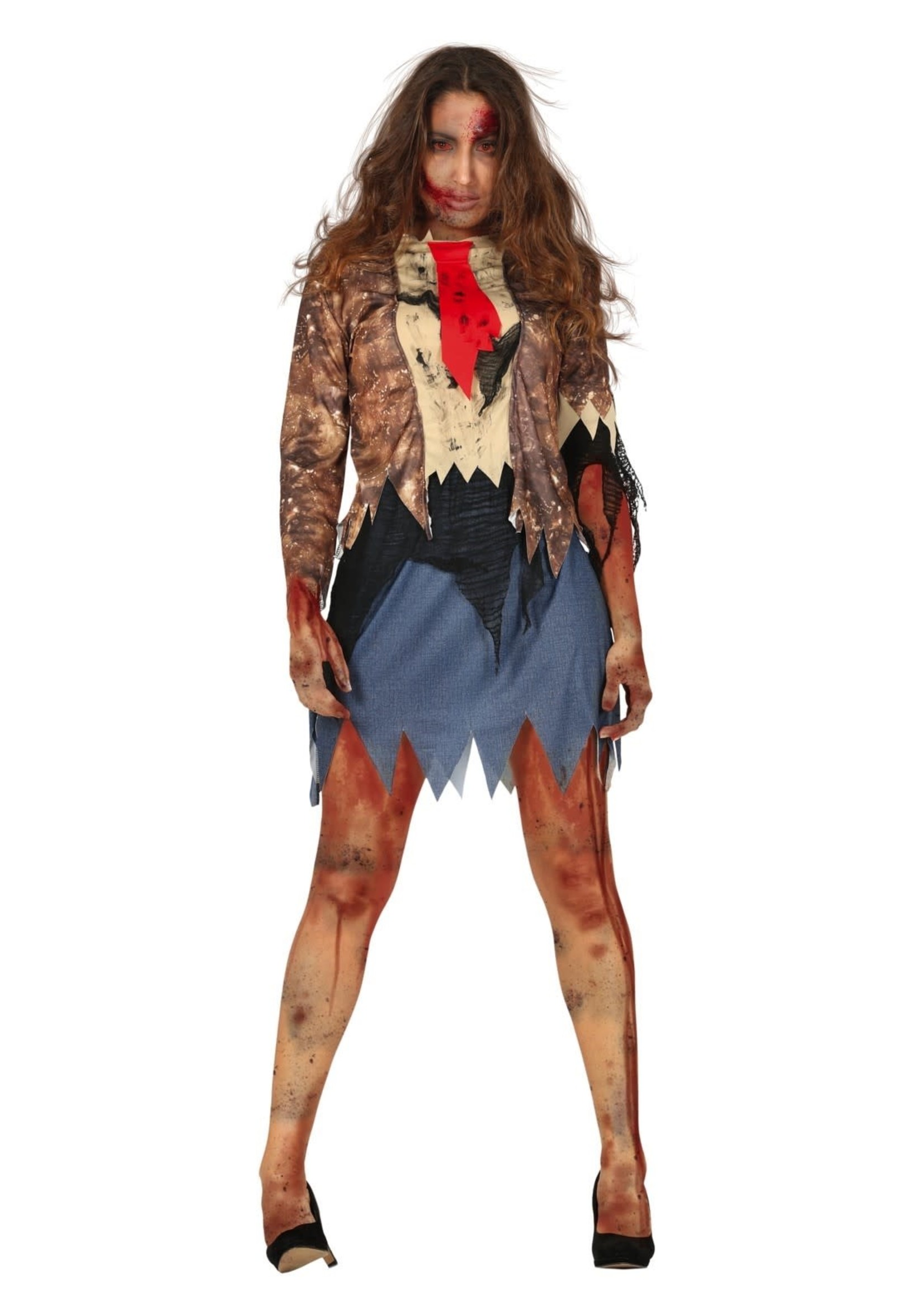 Feestkleding Breda Zombie volwassenen dame