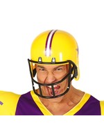 Feestkleding Breda American football helm geel