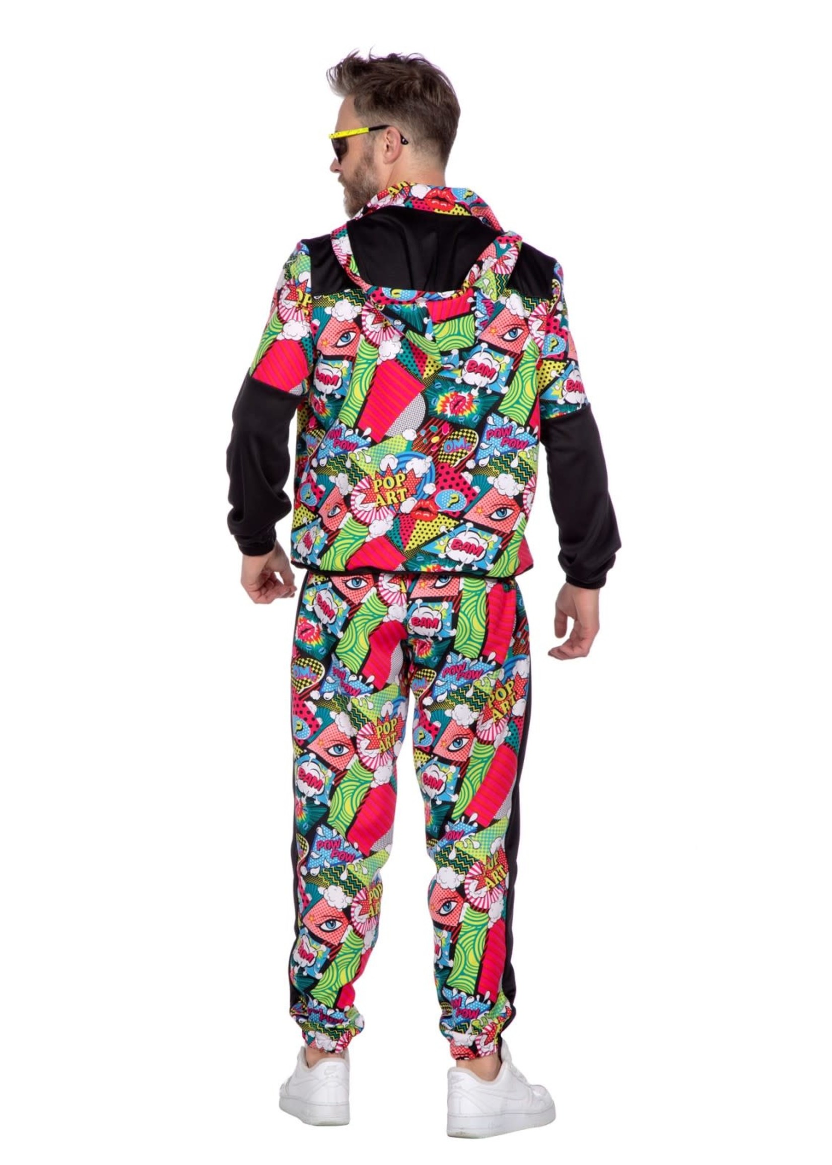 Feestkleding Breda Trainingspak Pop-art heren