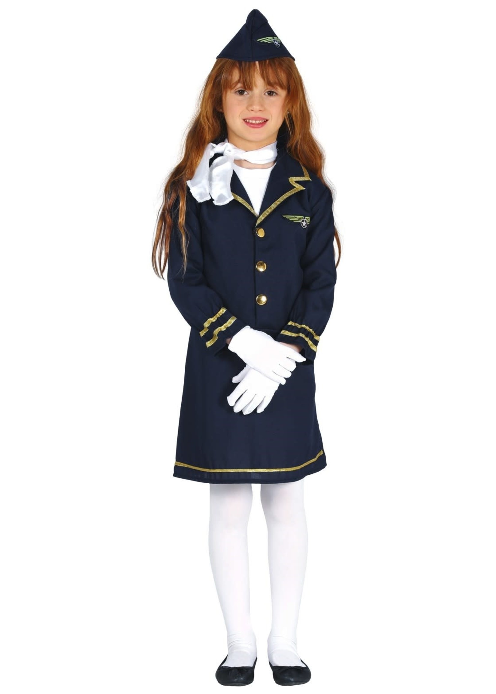 Feestkleding Breda Kostuum stewardess kind