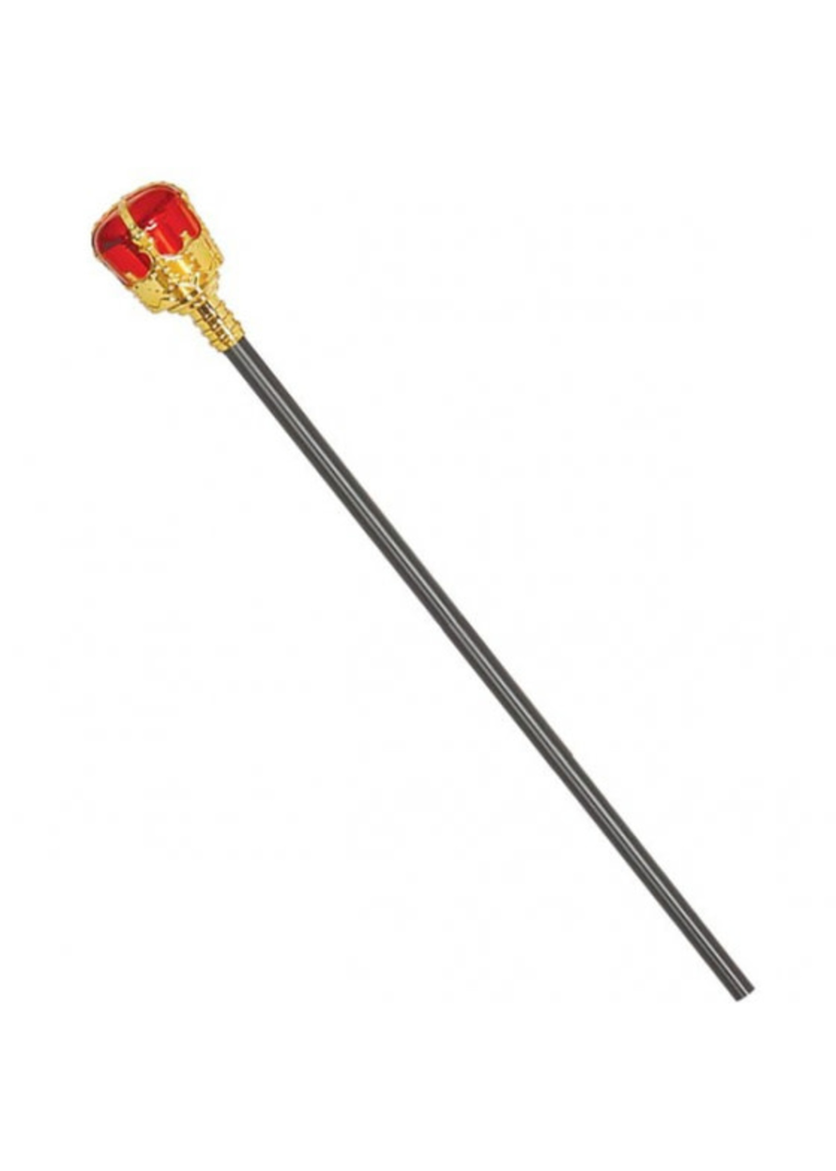 Feestkleding Breda Scepter koning  rood 41 cm