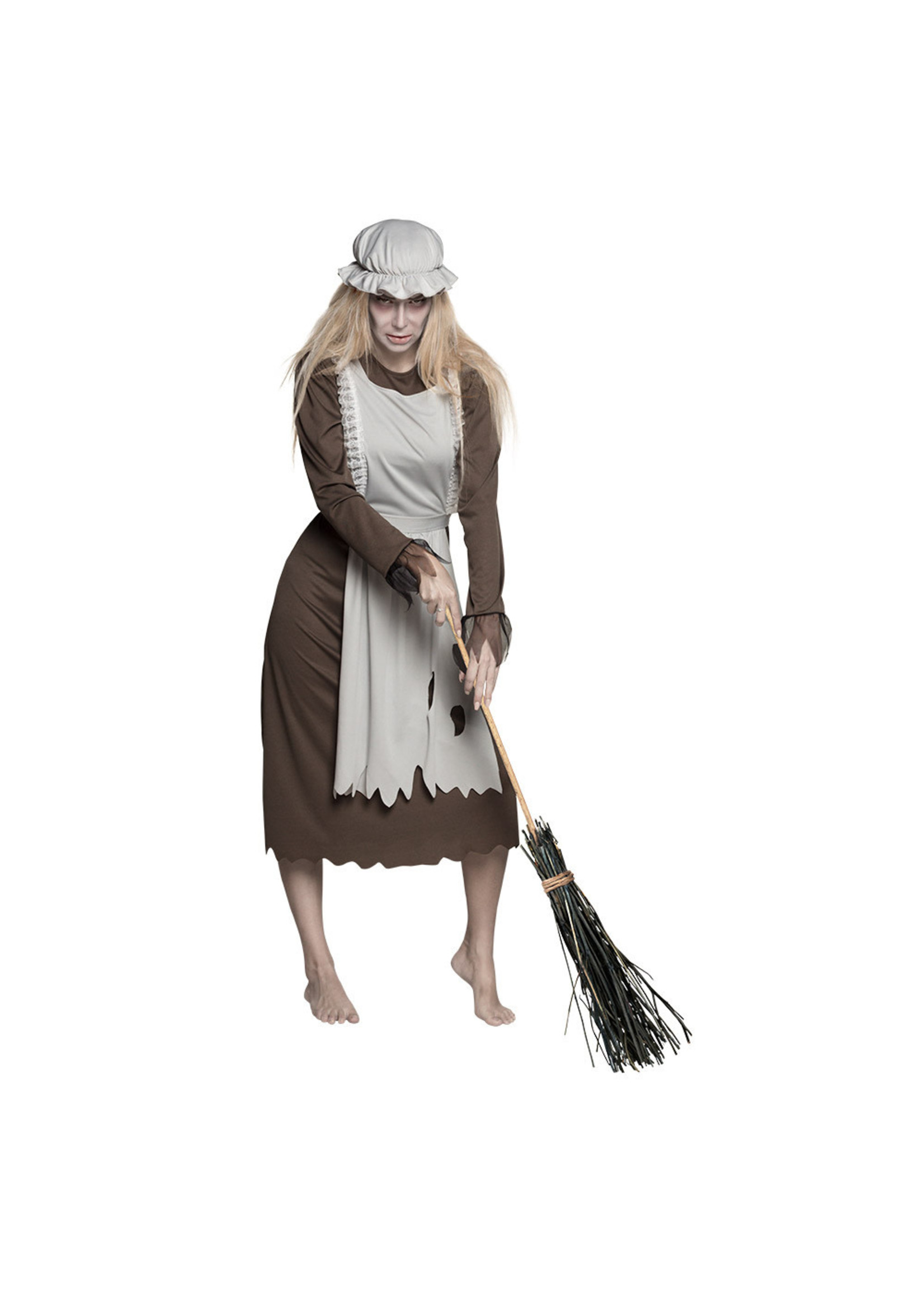 Feestkleding Breda Dames kostuum Ghost maid