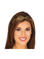 Fiestas Guirca Diadeem met gouden bladeren