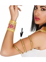 Feestkleding Breda Egyptische /oosterse armband Goud kleurig.