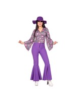 Wilbers & Wilbers Blouse flower power paars