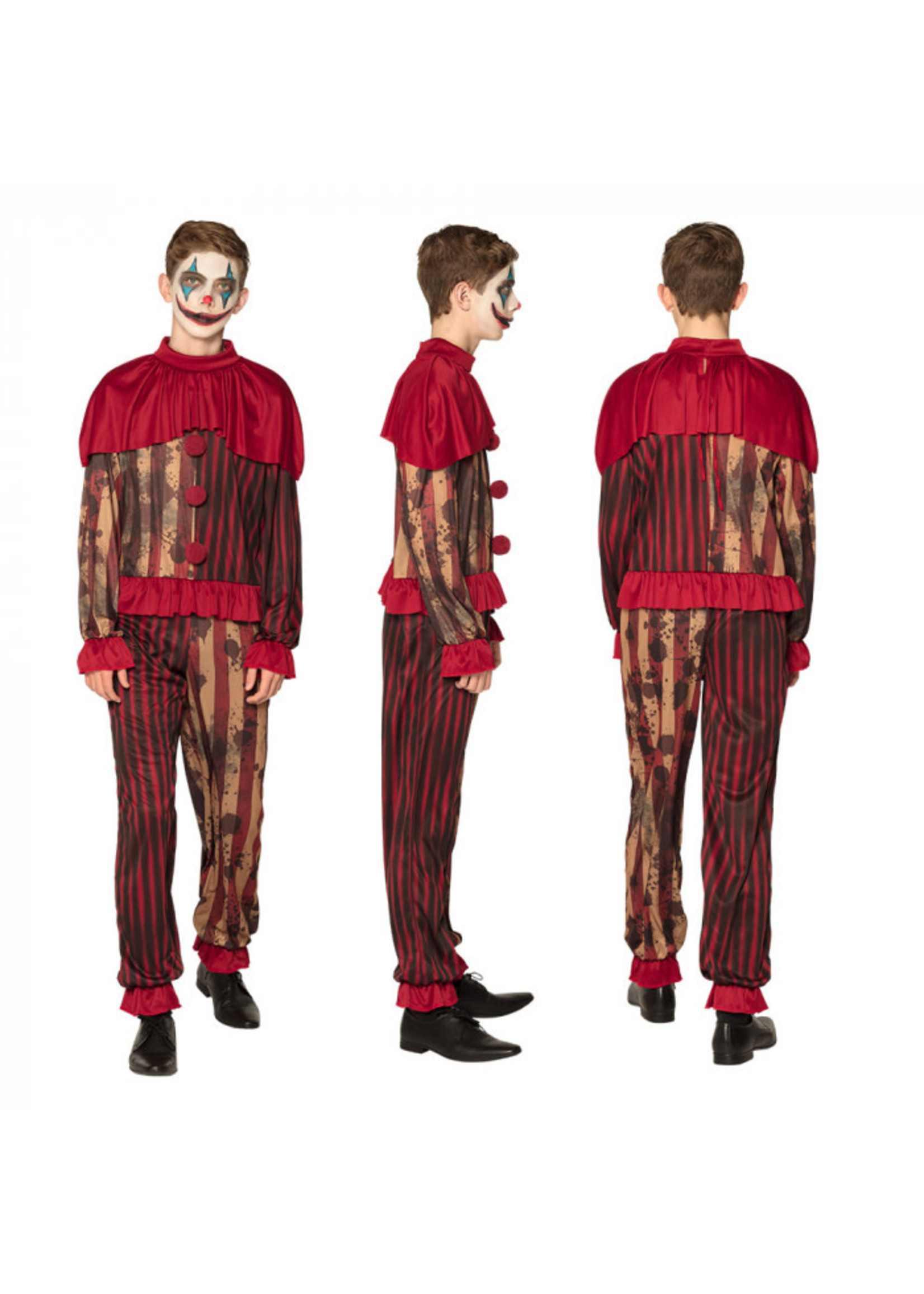 Feestkleding Breda Midnight clown jongeman 14/16 jaar