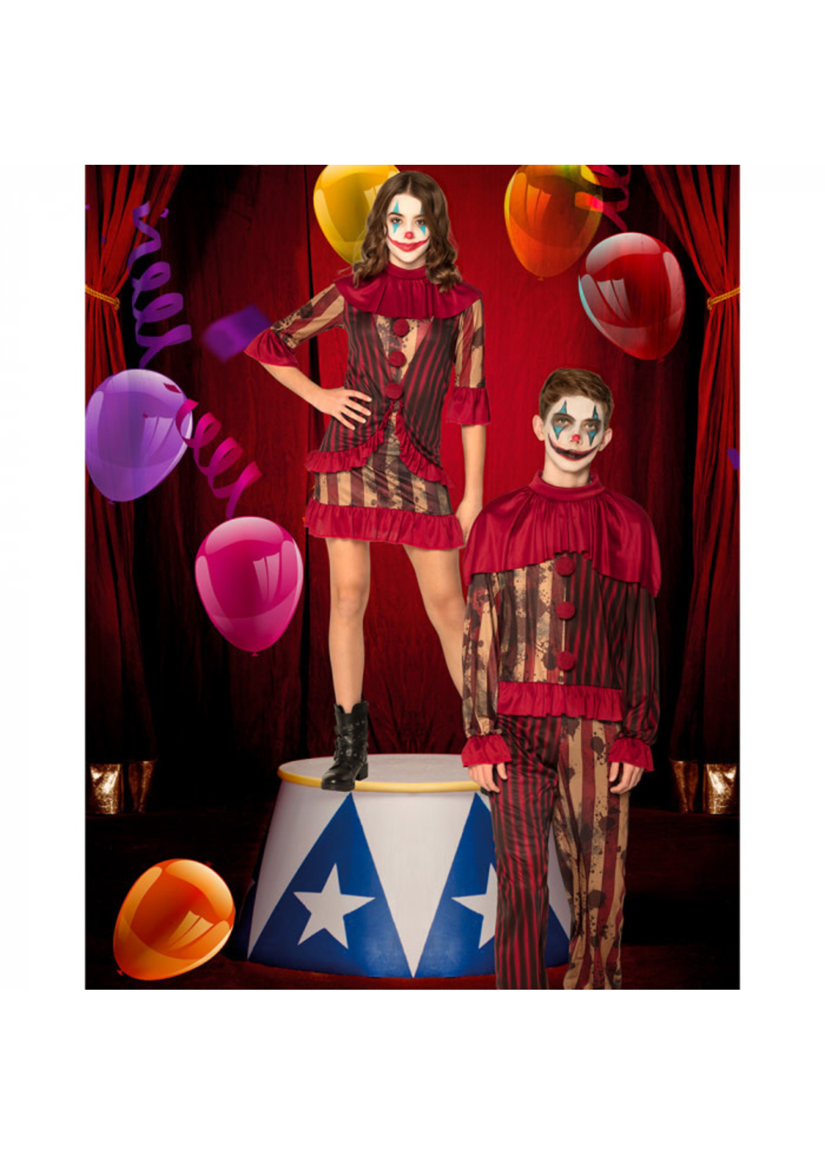 Boland Midnight clown jongeman 14/16 jaar