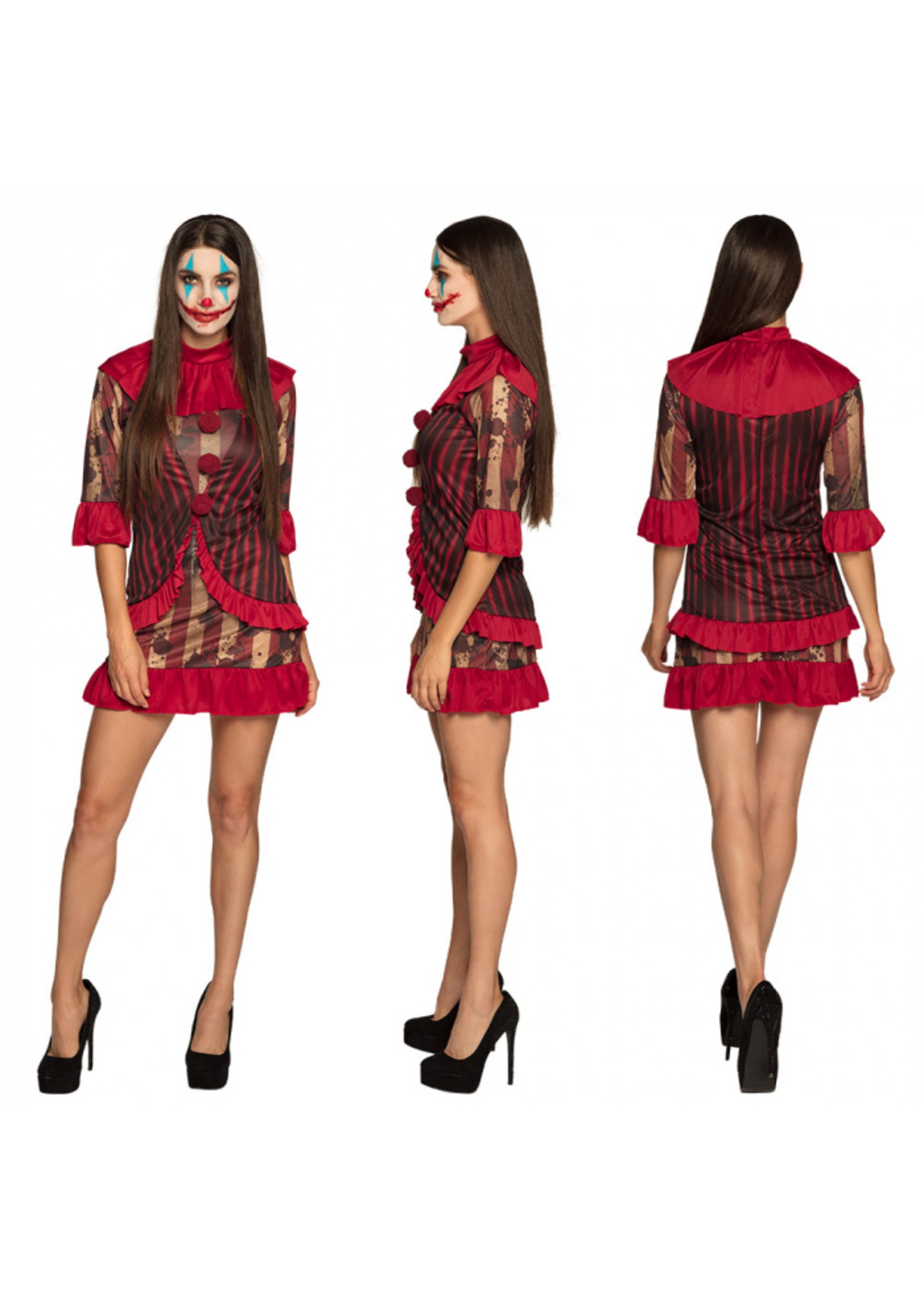Feestkleding Breda Midnight clownette dames