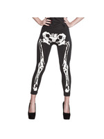 Feestkleding Breda Legging Halloween met botten