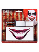 Feestkleding Breda Make-Up set enge clown