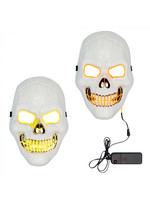 Feestkleding Breda Masker Led Killer skull