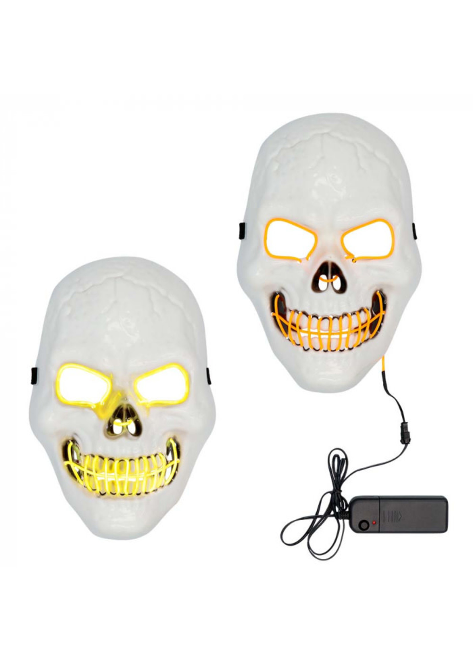 Feestkleding Breda Masker Led Killer skull