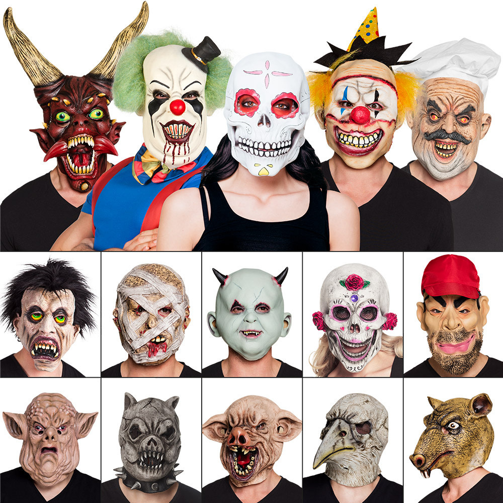 naakt methodologie Feat Latex maskers Halloween assorti | Feestkleding Breda - FeestkledingBreda.nl