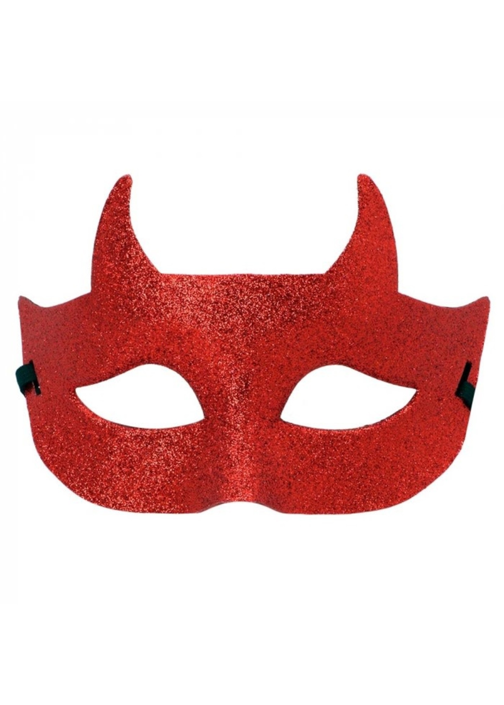 Feestkleding Breda Oogmasker Duivel glitter