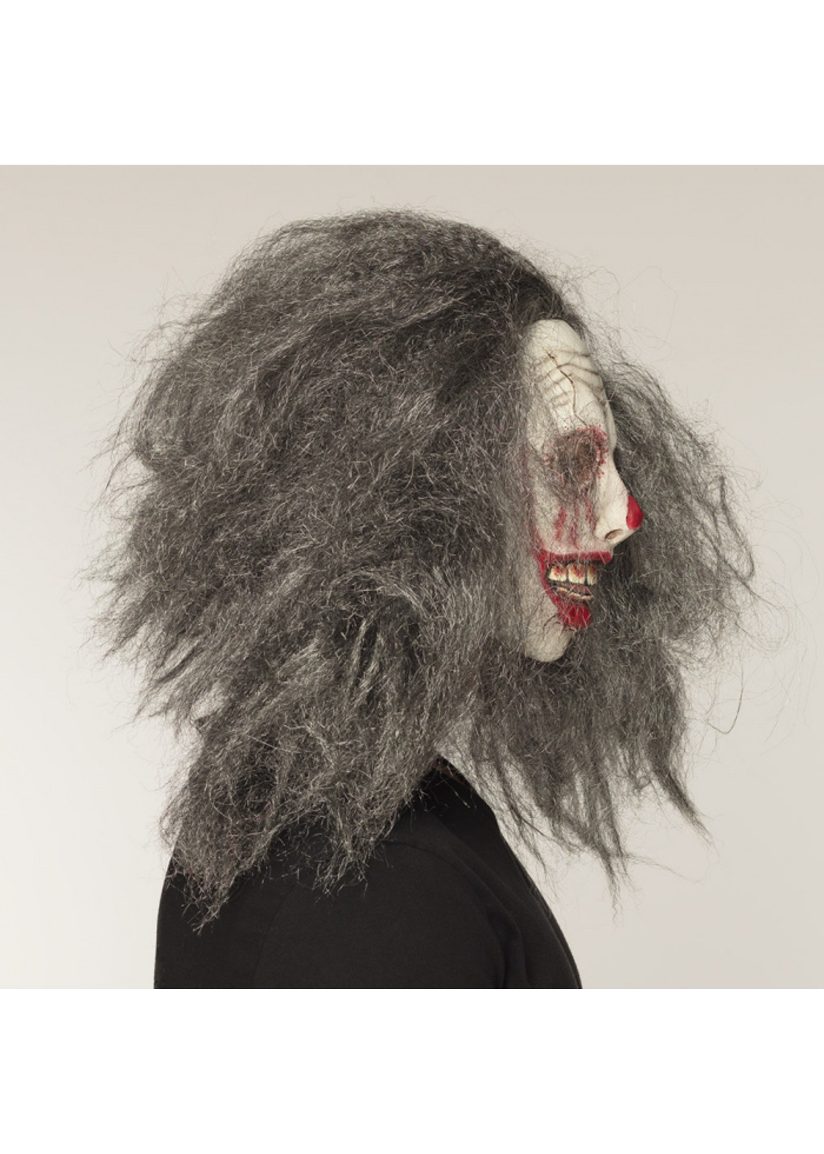 Feestkleding Breda Zombieclown latex 3 D masker