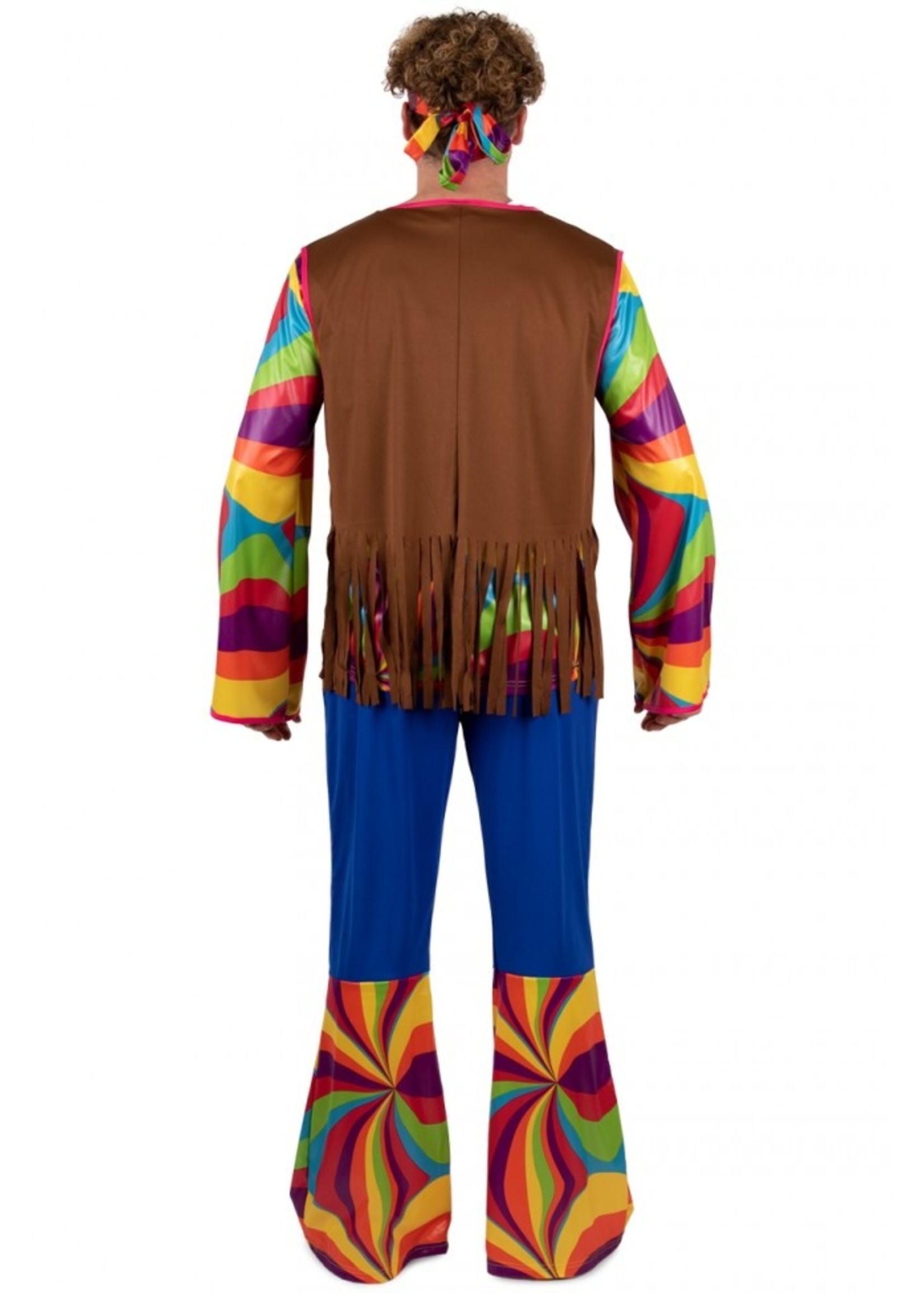 Feestkleding Breda Kostuum Hippie multicolor