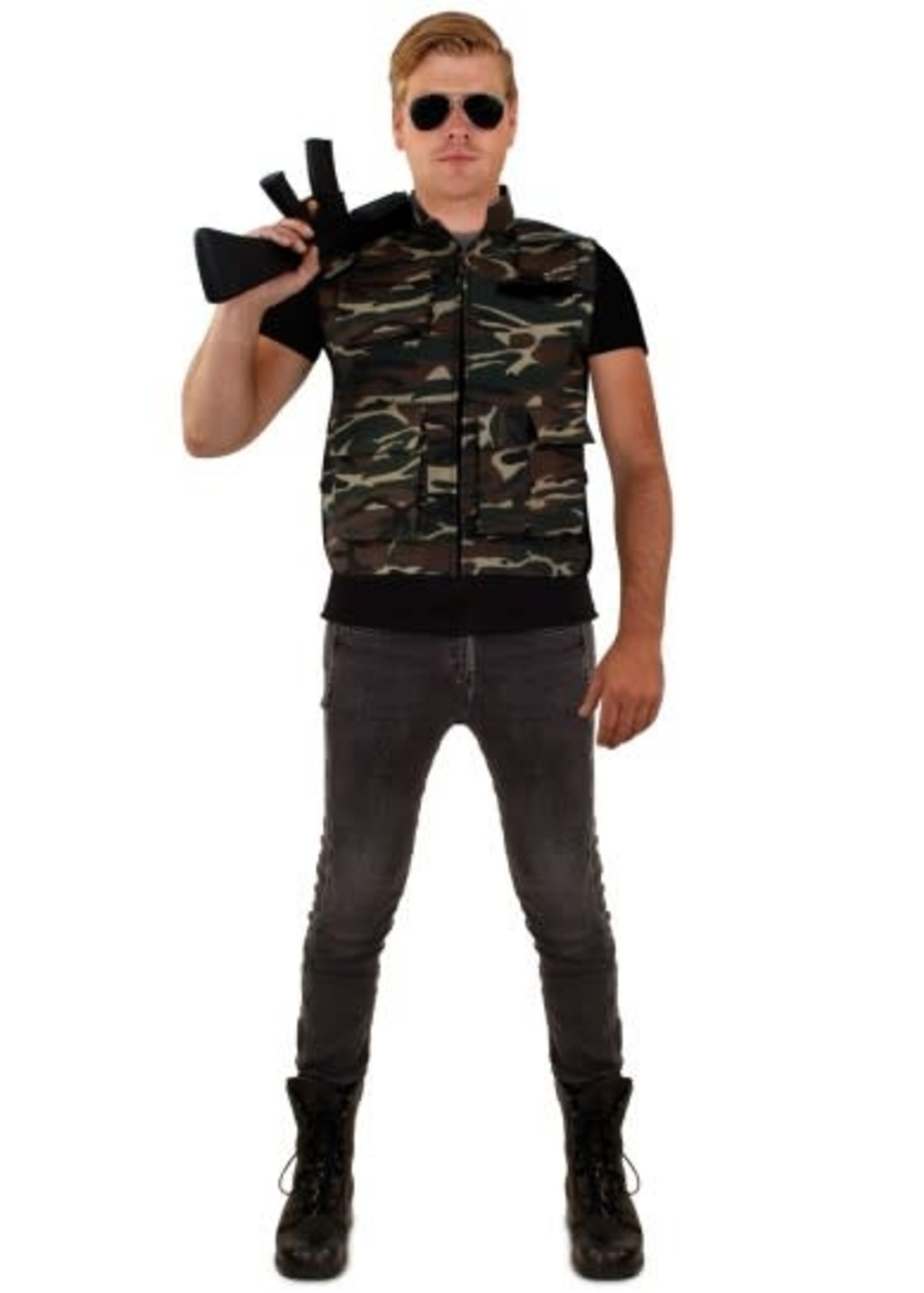 Feestkleding Breda Camouflage vest