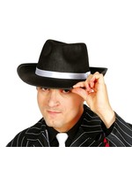 Fiestas Guirca Hoed Gangster met wit lint