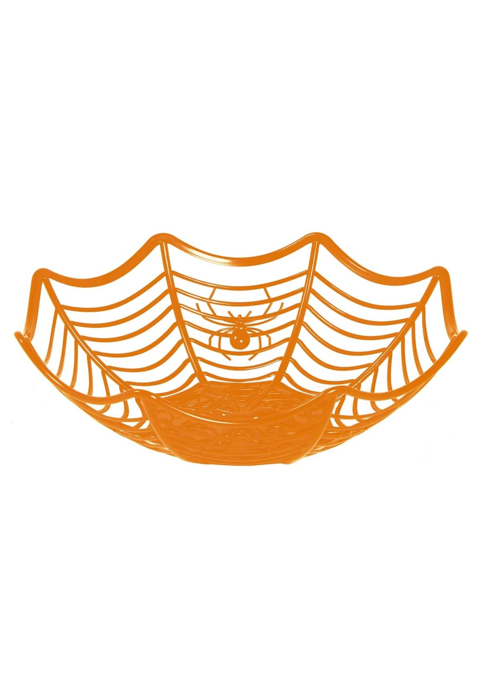 Fiestas Guirca Halloween spinnenweb schaal oranje
