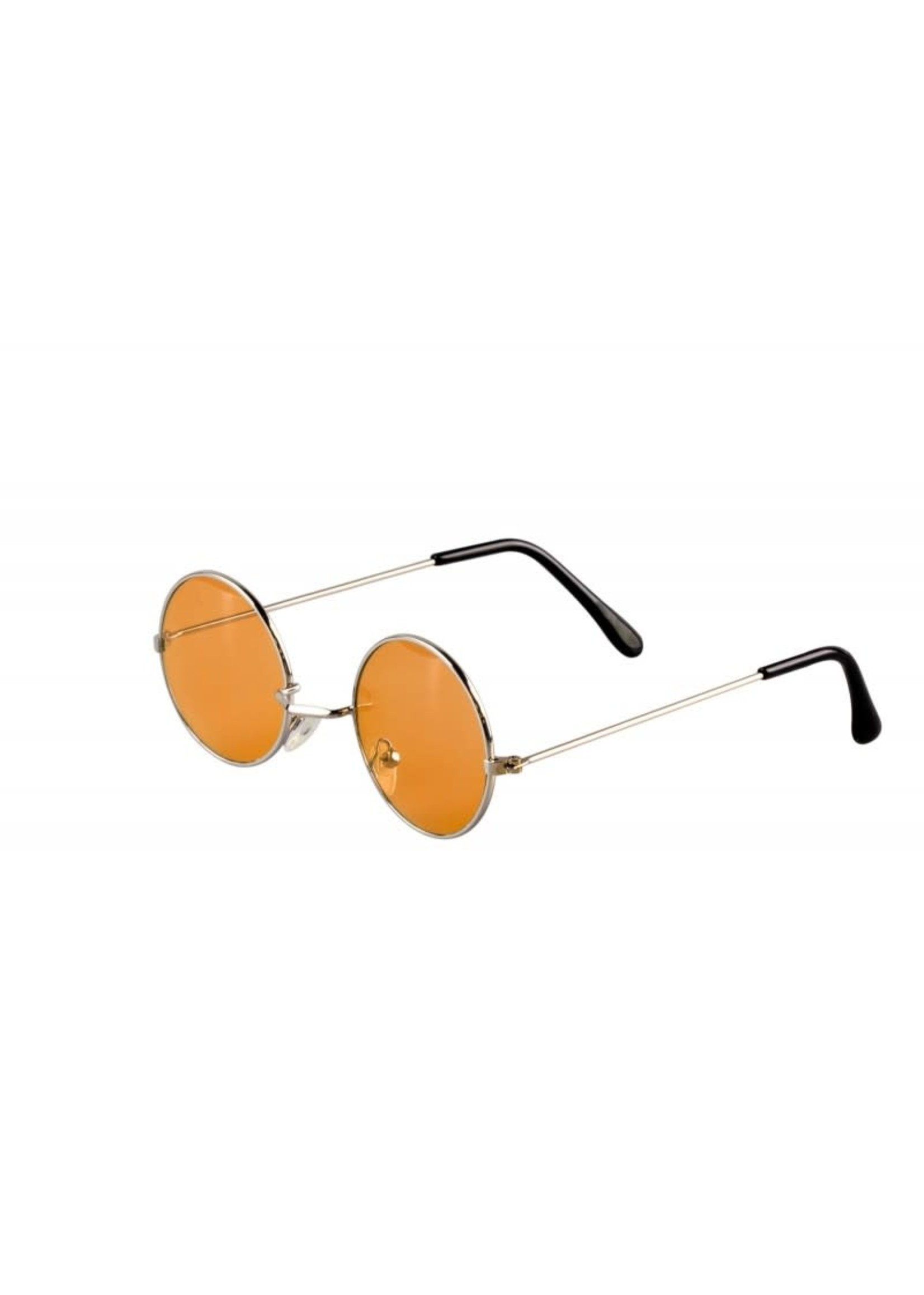Feestkleding Breda Hippie bril oranje (Beatles)