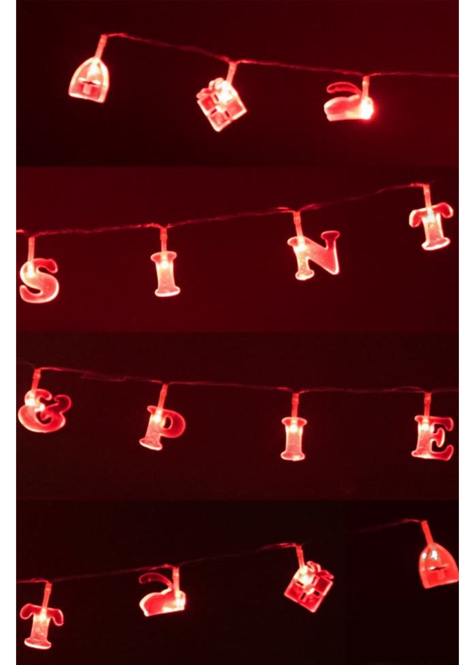 Feestkleding Breda Letterslinger Sint en Piet met licht