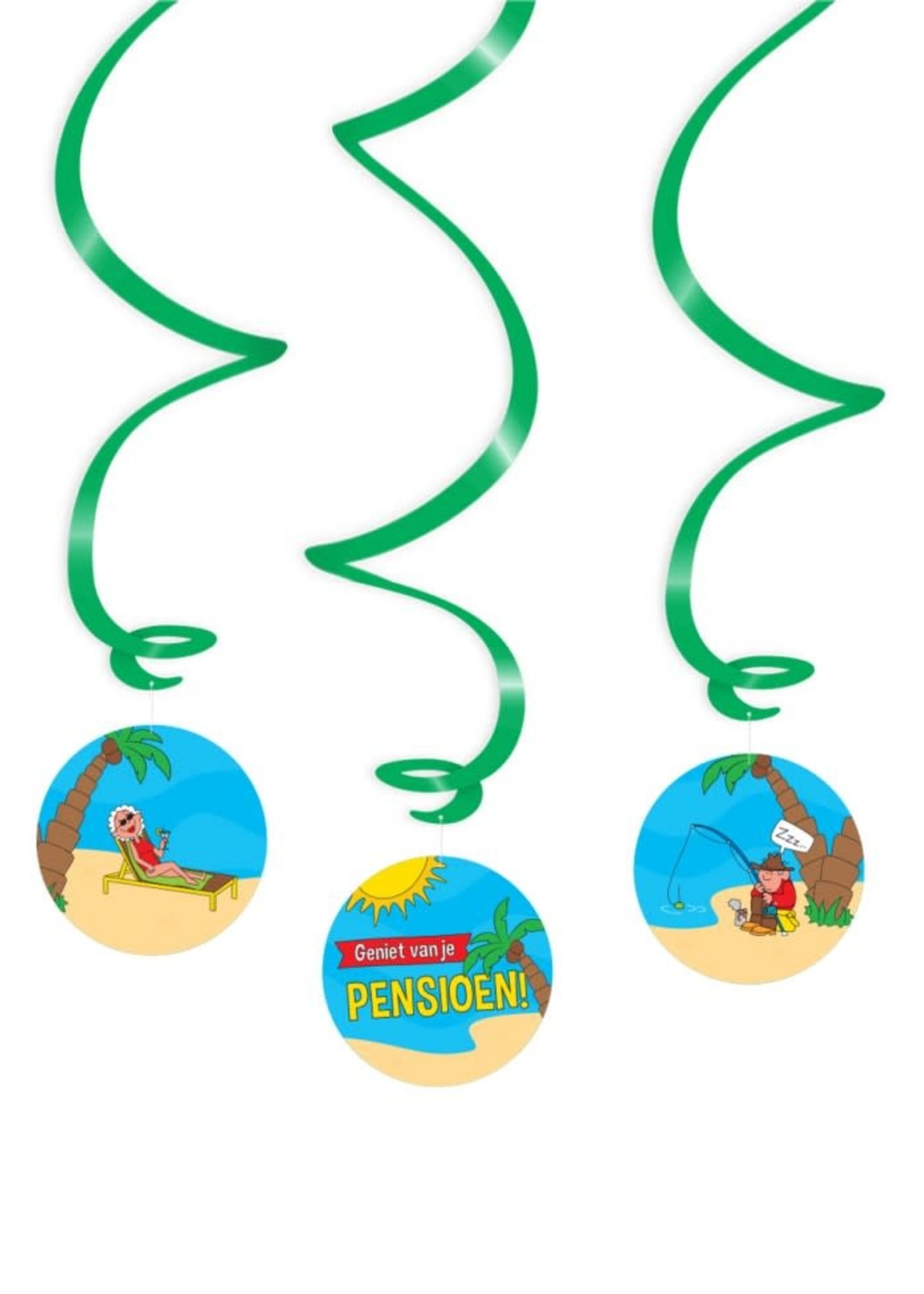 Feestkleding Breda Swirl decoration Pensioen cartoon