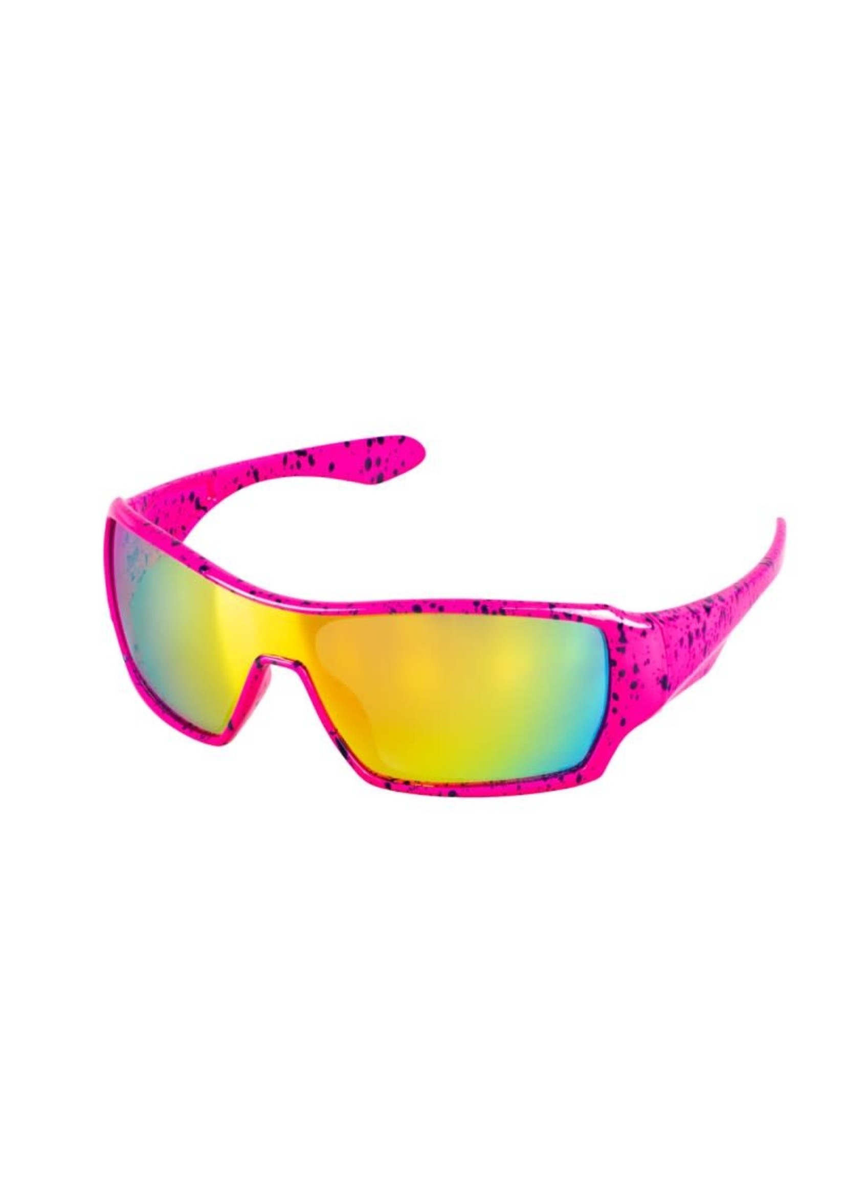 Feestkleding Breda Bril 80's neon roze