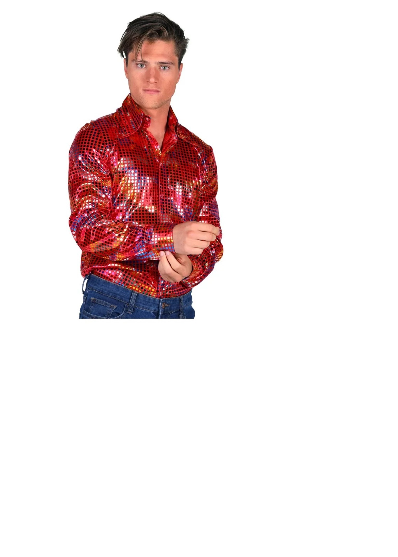 Thetru Heren shirt disco rood