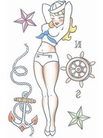 Feestkleding Breda Pin up Tattoos Sailer Girl