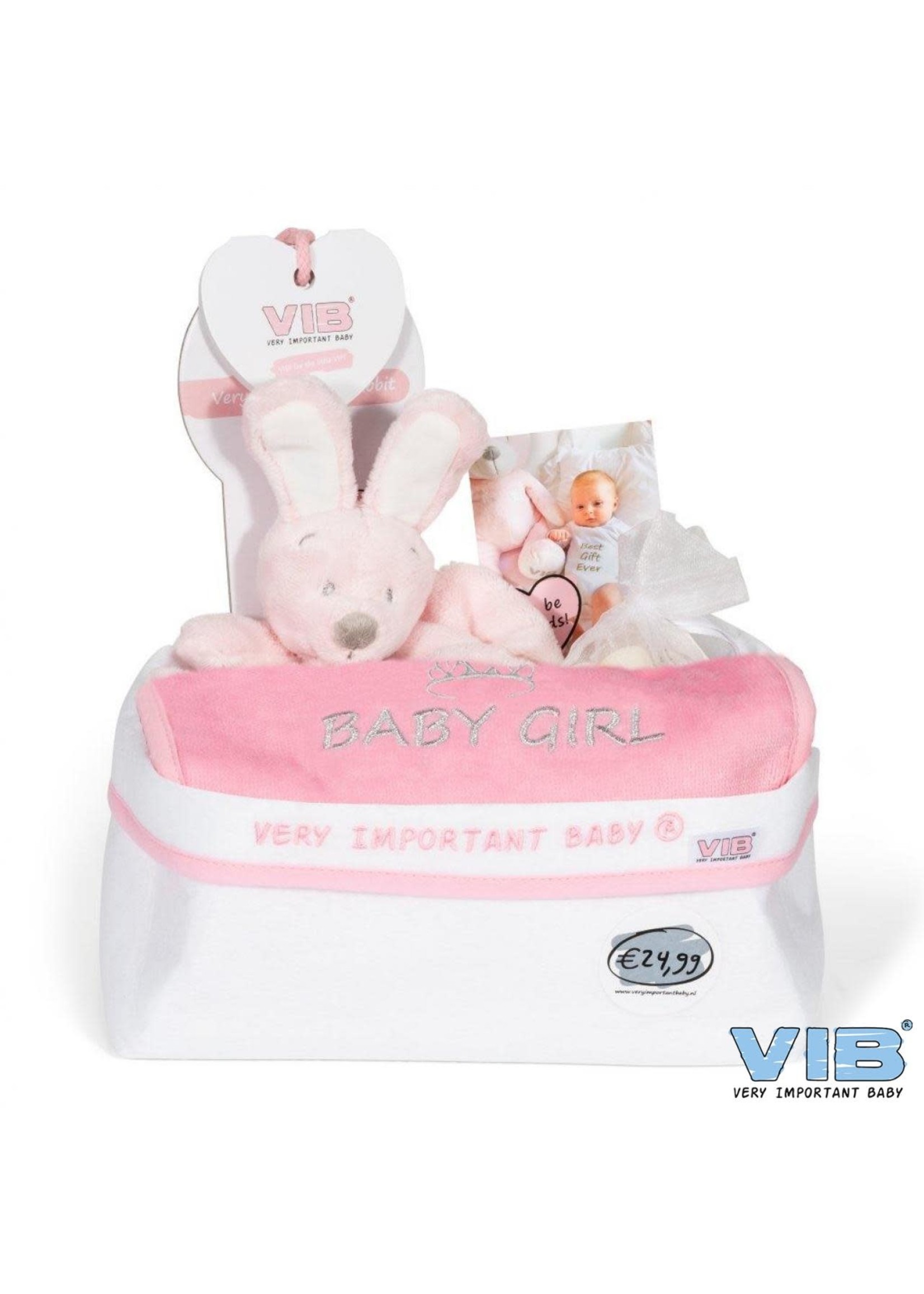 Feestkleding Breda Baby gift Pakket met commodemandje Girl L
