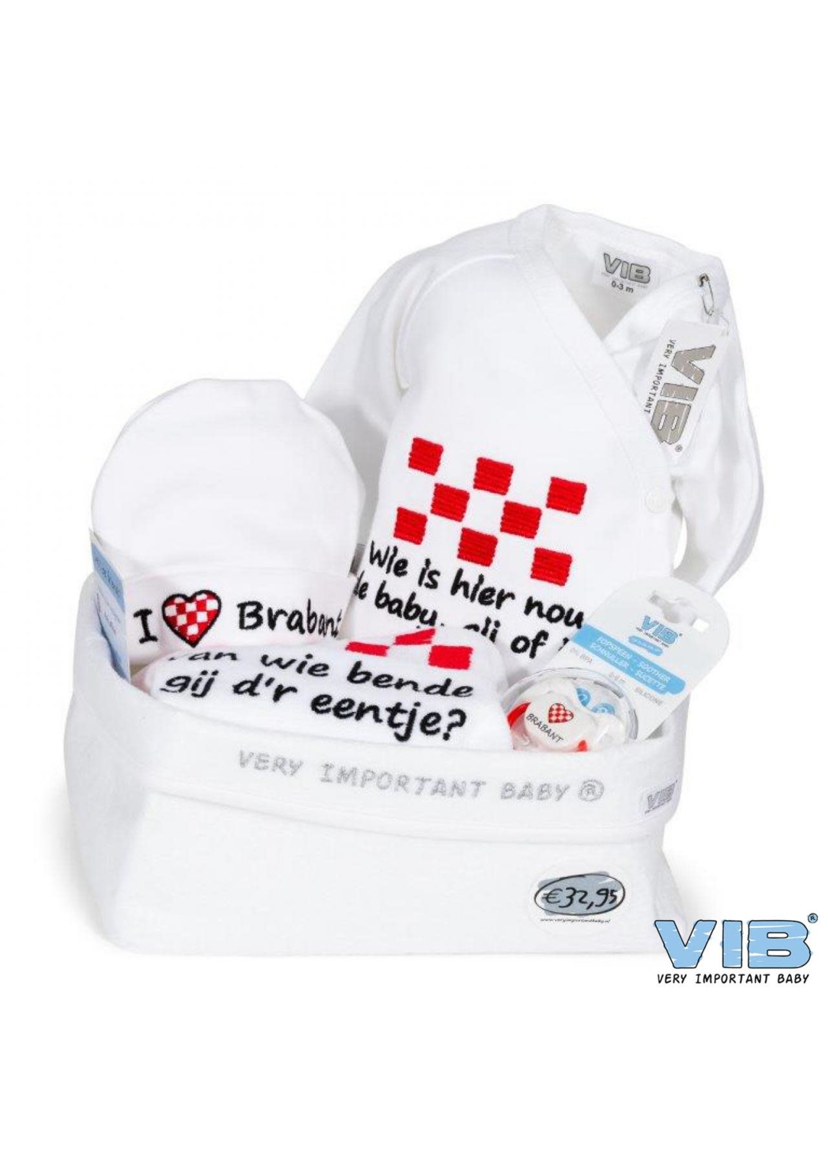 Feestkleding Breda Baby gift pakket met commodemandje Brabant