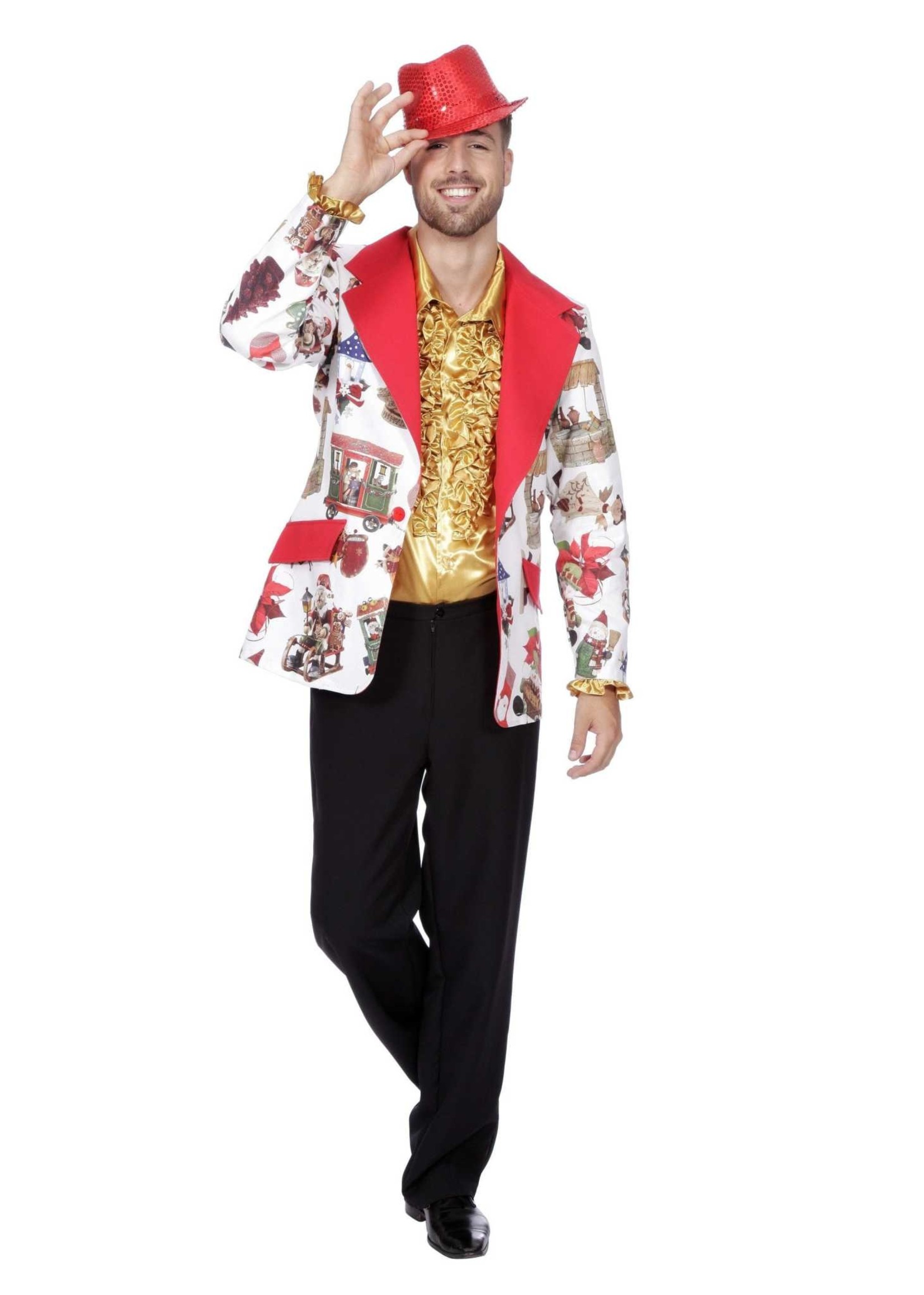 Feestkleding Breda Kerstblazer heer