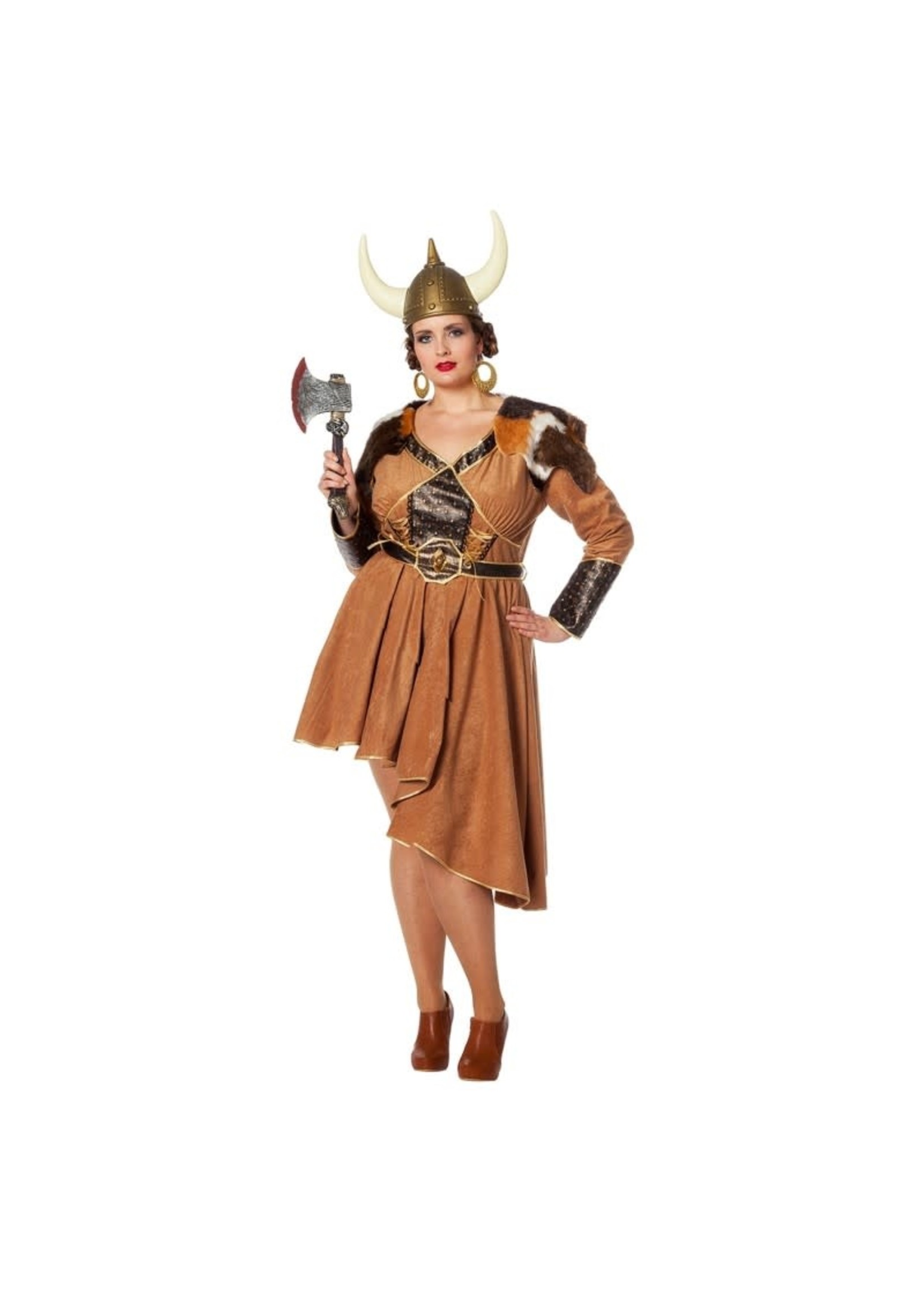 Feestkleding Breda Jurk Viking dame