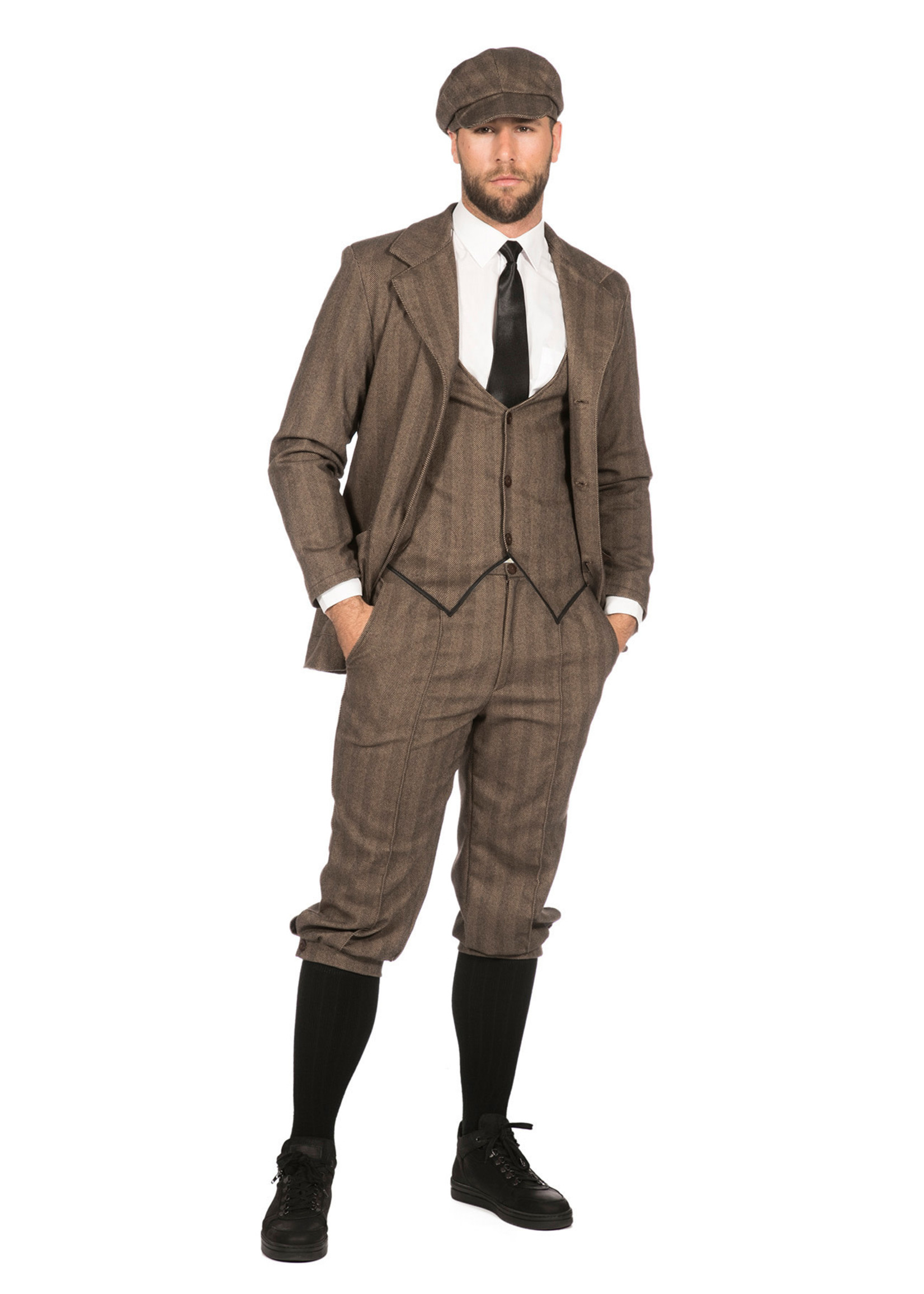 Feestkleding Breda Roaring 20's colbert bruin