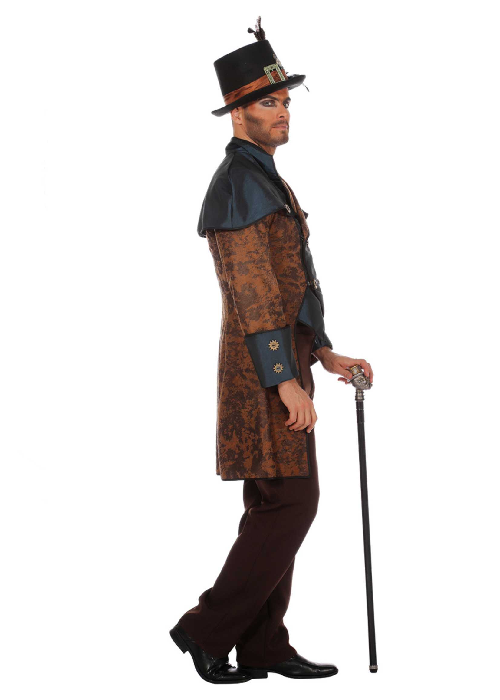 Feestkleding Breda Kostuum Steampunk Blue