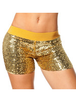 Wilbers & Wilbers Hotpants pailletten goud